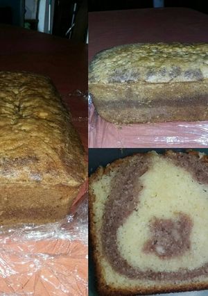 Una foto de Budín marmolado