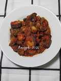 Terong dan hati ayam balado