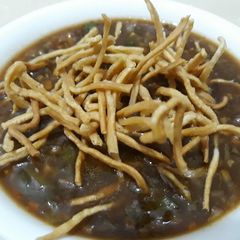 A picture of Veg Monchow Soup.