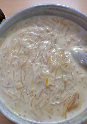 A picture of #FM# NC Cashewnut,Almond,Coconut milk based sewai kheer.