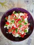 Ensalada de coliflor con cilantro fresco