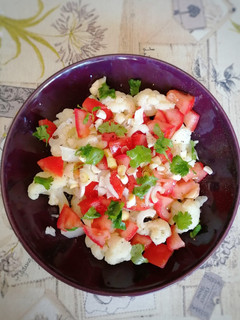 Foto principal de Ensalada de coliflor con cilantro fresco