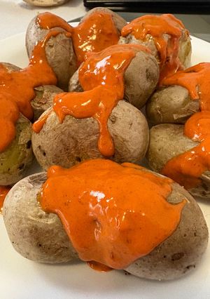 Una foto de Papas arrugadas