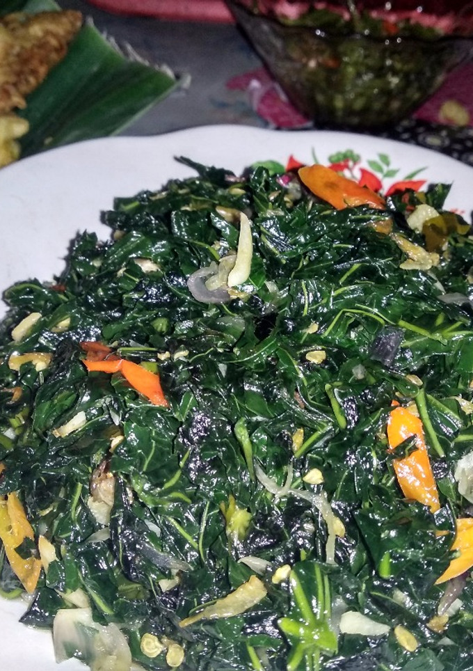 Foto resep Tumis Daun Pepaya Jepang Anti Pahit