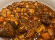 A picture of rosemary beef stew