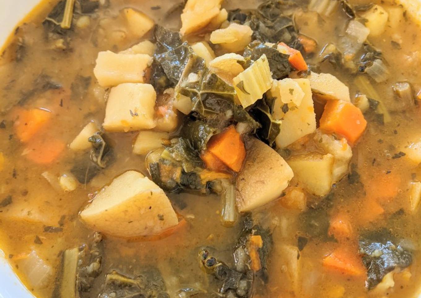 Instant Pot Potato Soup (V/GF)