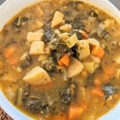 A picture of Instant Pot Potato Soup (V/GF).