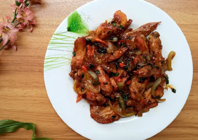 Sayap Mentega (gurih, pedas, manis)