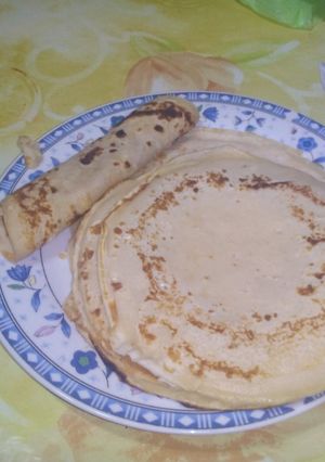 Una foto de Panqueques con dulce de leche😋😋