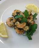 Camarones al ajillo