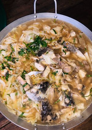 Hình của món Canh chua cá bóp.