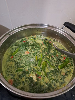 Foto resep Sayur Daun Singkong tumbuk