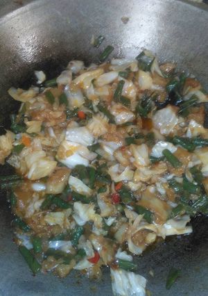Foto resep Tumis sayur kol kacang panjang