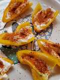 Bell Peppers with Cream Cheese and Tajin