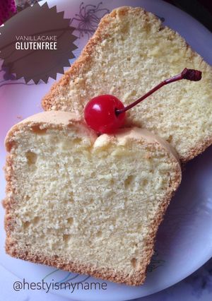 Foto resep Vanilla Cake (Gluten Free)