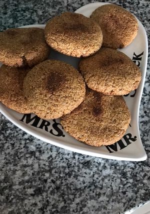 Una foto de Galletas de polenta y canela