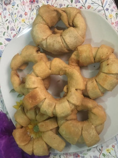 A picture of Vegetable roll pie.