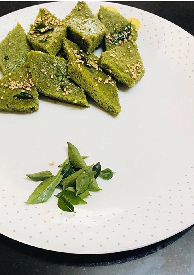 A picture of Protein dhokla.