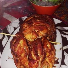 A picture of Whole chicken roast.
