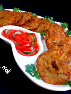 عکسی از دستور کتلت با هویج و جعفری 😋😍