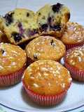 Muffins de arándanos