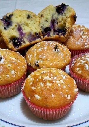 Una foto de Muffins de arándanos