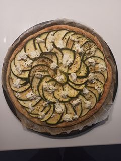 Une photo de Tarte à la courgette 😋 & chèvre