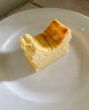 Looks like “Baked cheese cake” (use yoghurt instead of cheese)