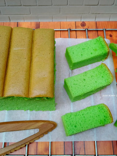 Foto resep Ogura pandan cake