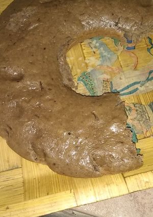 Una foto de Budín de chocolate y banana