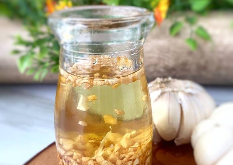 7 Resep: Garlic oil - Minyak bawang putih Anti Gagal!
