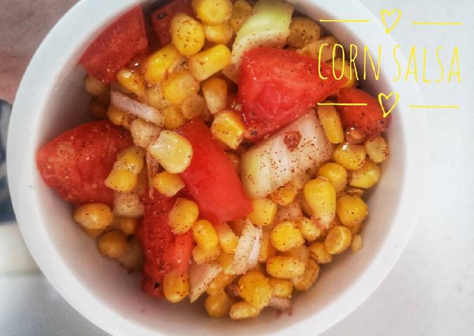 3 colour Corn Salsa