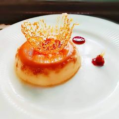 A picture of Steamed Caramel custard.