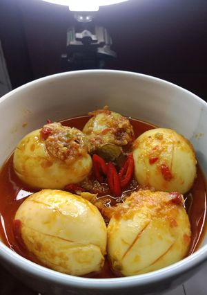 Foto resep Telur Balado Bulat