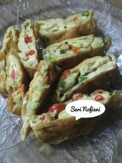 Foto resep Telur Dadar Daun Bawang Cabe