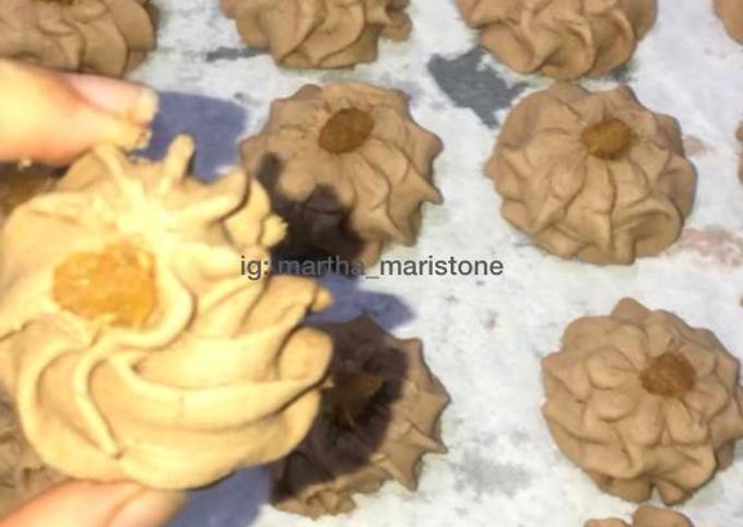 Anti Ribet, Bikin Kue semprit coklat Enak