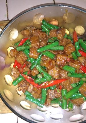 Foto resep 09. Tempe orek kacang panjang