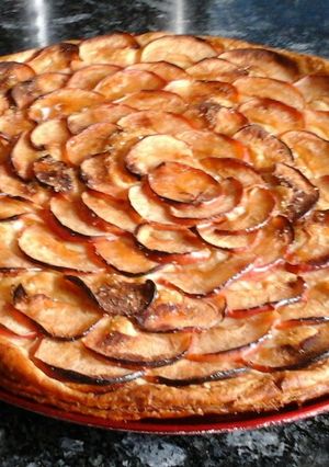 Una foto de Tarta de manzana