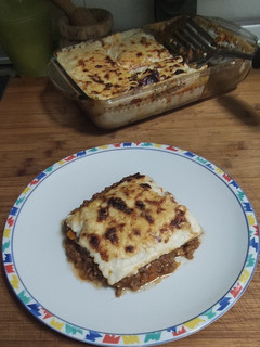 Una foto de Lasaña boloñesa en olla express