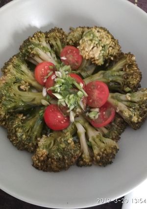 Foto principal de Brócoli con pesto de albahaca