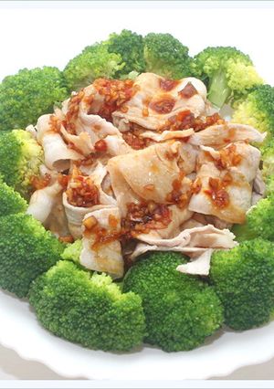 涼拌豬五花肉片 的食譜成品照片