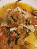 Sogliola in umido zucchine, pomodoro e alici