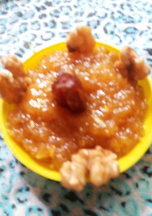 A picture of Apple Halwa.