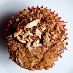 A picture of Healthy Buckwheat Crumble Muffins (G.F) (V).