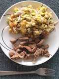 Ensalada de atún con garbanzo