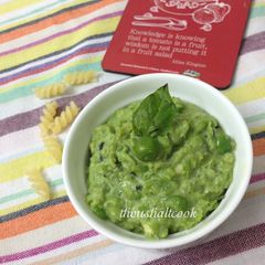 A picture of Peas Basil Sauce Pasta.