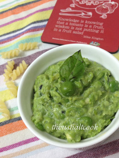 A picture of Peas Basil Sauce Pasta.