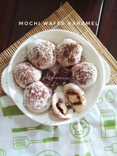 Foto resep Mochi Wafer Karamel