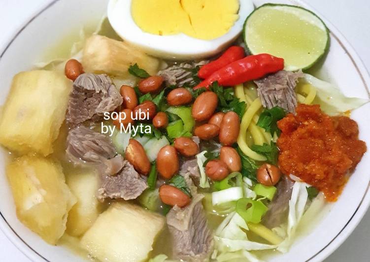 Resep Sop ubi khas Makassar, Enak Banget