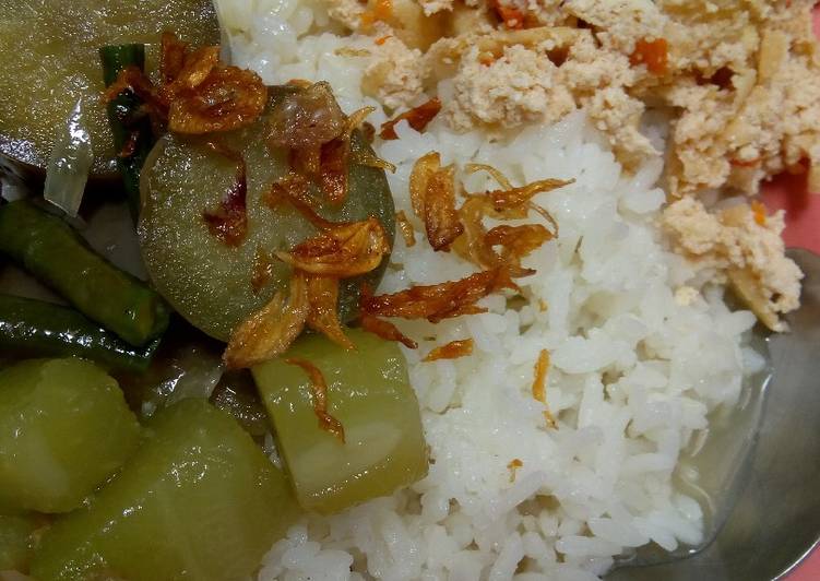 Resep "1 Piring 3 Menu" yang enak